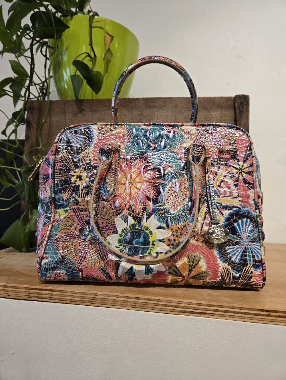 NWT Brahmin Desert Bloom Bag